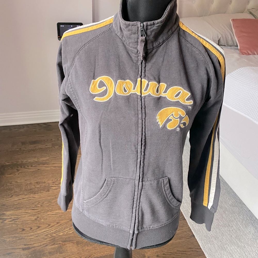 Hawkeyes Zip Up Sweater